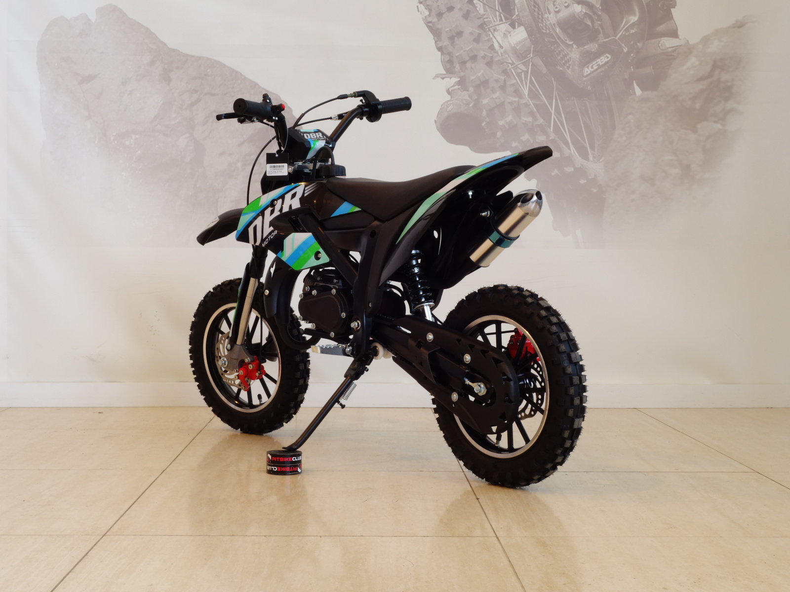 Питбайк детский DBR SX50-A, 2T 49 см3 ручной стартер 2019 года