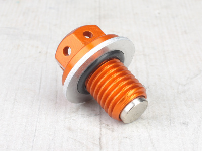 Пробка двигателя сливная с магнитом М12 х1,50 SM-PARTS оранжевая (арт ...
