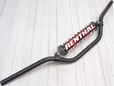 RUI Руль алюминиевый RENTHAL 7/8 MX/Enduro 966-05-BK (807 x 88 мм