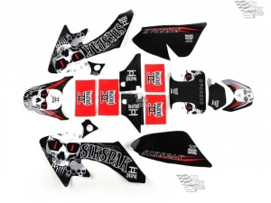 Наклейки на пластик (комплект) CRF50 "SIKSPAK"