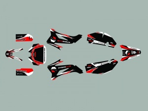 Наклейки Pitbikeclub2018 на пластик TTR (TTR125, Pitsterpro, Pitmoto)