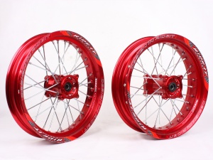 Диски в сборе Supermoto RIDE IT 14-14 Красные